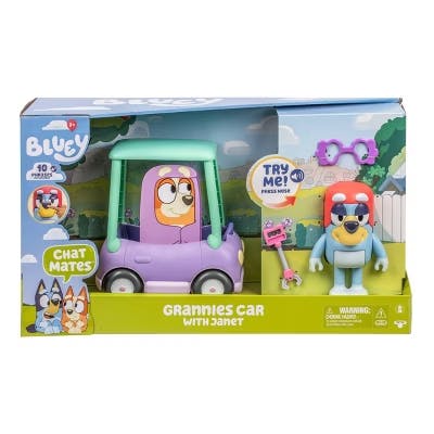 Bluey Chat Mates Figure and Vehicle