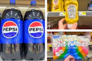 dollar general pepsi, heinz, jet-puffed 3-photo collage