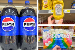 dollar general pepsi, heinz, jet-puffed 3-photo collage