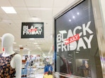 Black Friday in July signs inside a JCPenney store.