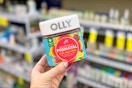 hand holding olly prenatal vitamins