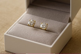 diamond stud earrings