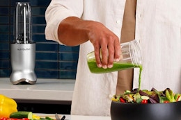 a nutribullet blender on a counter