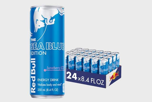 Red Bull Energy Drinks, 24 for $23 on Amazon card image