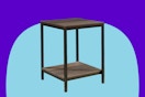 sauder accent table with shelf