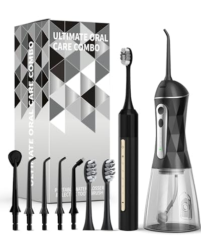 Toothbrush and Water Flosser Set