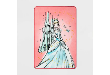Disney Princess Kids' Throw Blanket