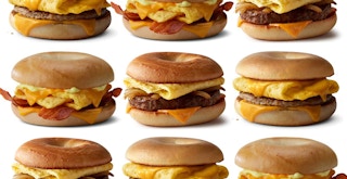 official mcdonalds bagel breakfast sandwiches
