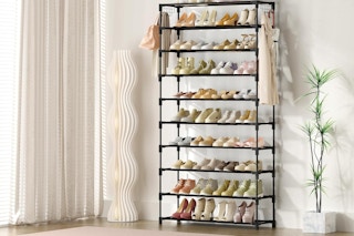10-Tier Shoe Rack 50 Pairs B0CCY2YQF6