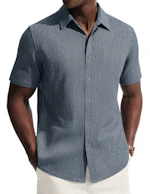 Men's Short Sleeve Button Down Shirt