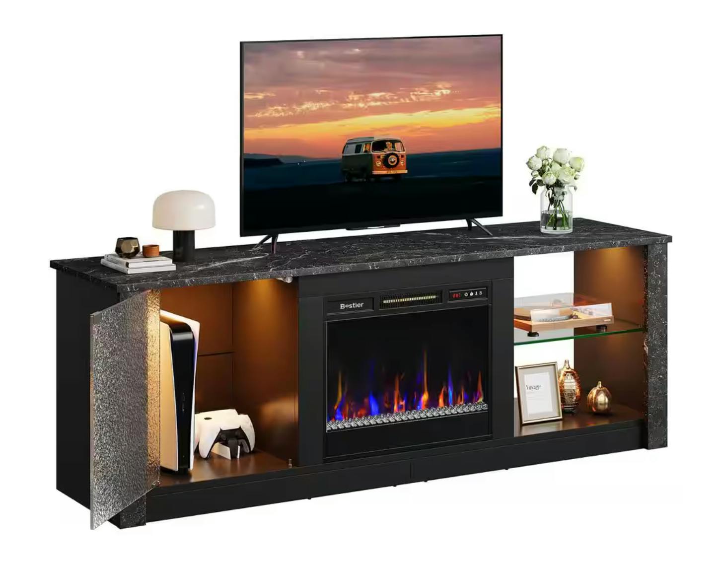 Electric Fireplace TV Stand