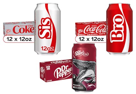 3 Soda 12-Packs