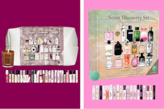 2 stock images of fragrance samplers from Macy's