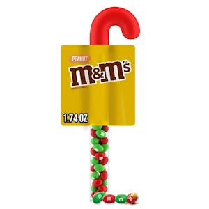 M&M's Christmas Candy Cane Tube