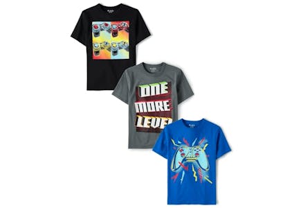 The Children's Place Graphic Tees Set