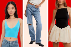 Free People women's top, jeans & dress