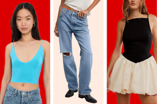 Free People women's top, jeans & dress