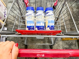 ensure nutritional shakes in a cvs cart