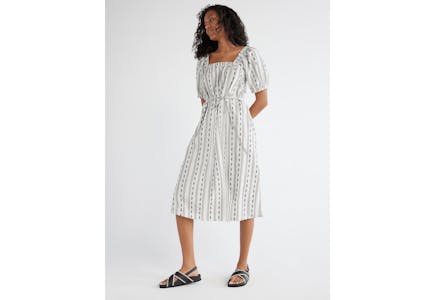 Time and Tru Women's Midi Dress