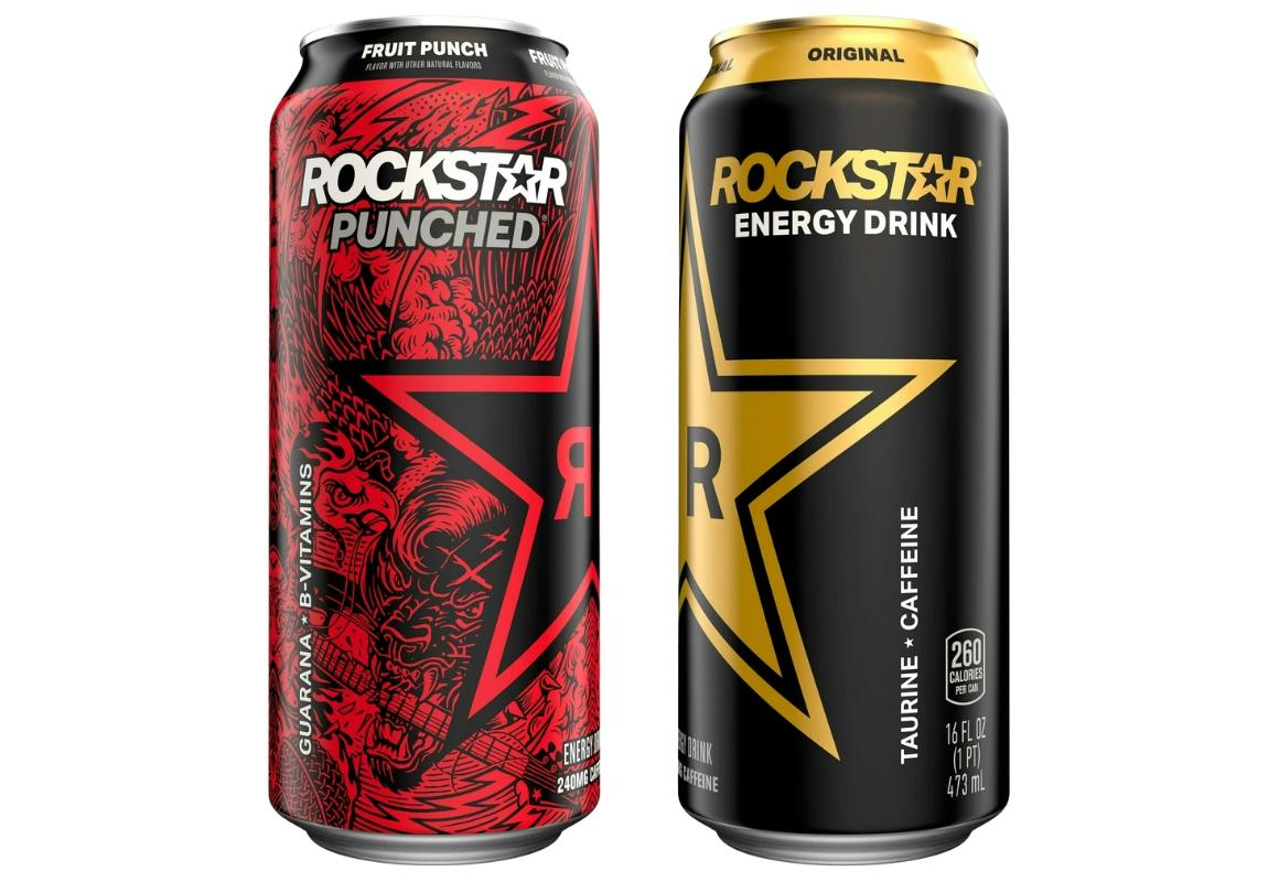 2 Rockstar Energy Drinks