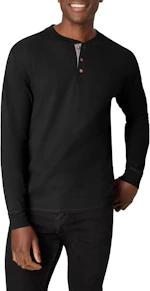 Hanes Men's Long Sleeve Henley
