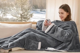 amazon Bedsure Heated Wearable Blanket