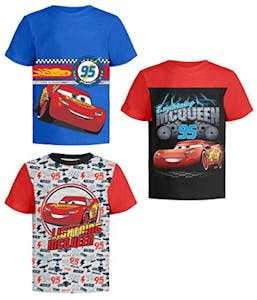 Disney Kids' Cars T-Shirts 3-Pack