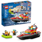 LEGO City Fire Rescue Boat Set