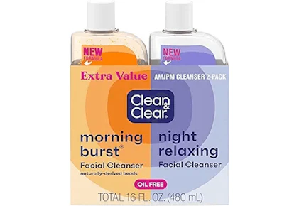 Clean & Clear Facial Cleanser 2-Pack