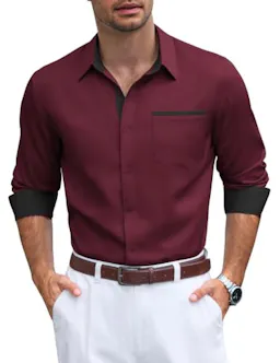 COOFANDY Men's Long Sleeve Shirt