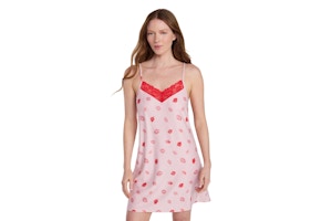 Women's Lace Front Knit Chemise