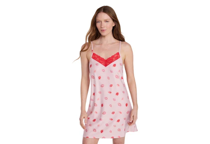 Women's Lace Front Knit Chemise