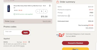 walgreens haul screenshot