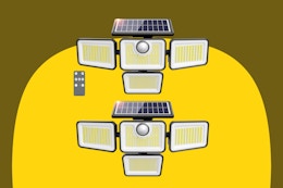 Solar Outdoor Light 2-Pack, Just $18 With Amazon Promo Code card image