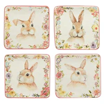 Certified International Easter Plates