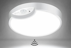 Motion Sensor Ceiling Light, Only $14.99 on Amazon (Reg. $30) card image