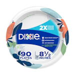 2 Dixie Paper Plates Packs