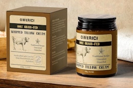 Beef Tallow 5.3-Ounce Jar, Only $8.79 on Amazon (Reg. $23) card image
