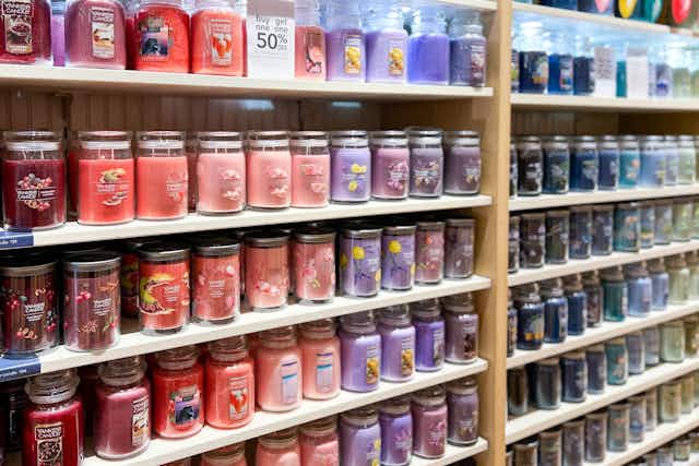 Buy 2 Get 2 Free at Yankee Candle — As Low as $16 per Candle card image