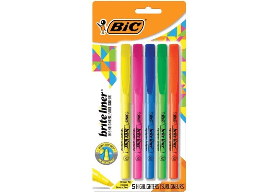 Bic Brite Liner Highlighters