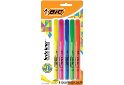 Bic Brite Liner Highlighters