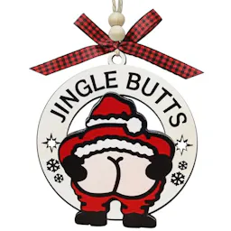 Funny Santa Ornament