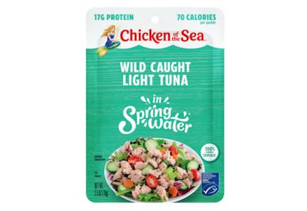 3 Chicken of the Sea Tuna Pouches