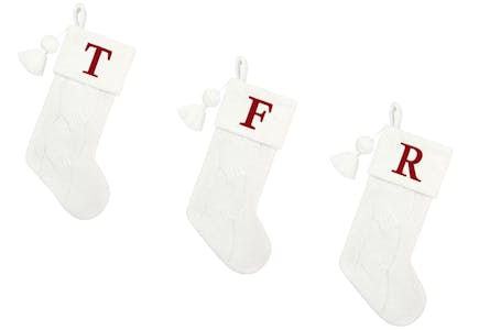 St. Nicholas Monogram Stocking
