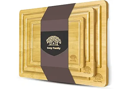 Bamboo Cutting Board Set