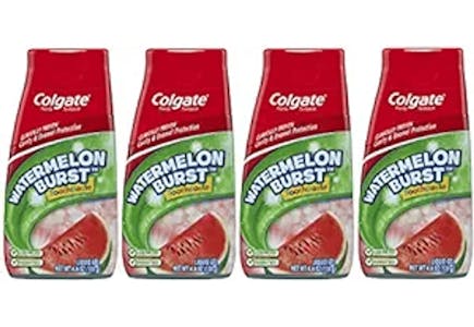 Colgate Kids Toothpaste 4-Pack