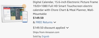 amazon-digital-calendar-cart