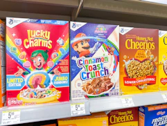 general mills cereals on walgreens shelf