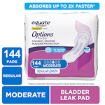 Equate Incontinence Pads 2-Pack