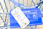 smartphone in a shopping cart displaying a 1-clip coupon deal in the kcl app